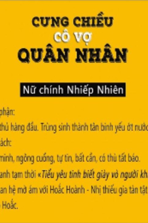 Truyện: Cưng Chiều Cô Vợ Quân Nhân (full) - Phùng Anh Anh